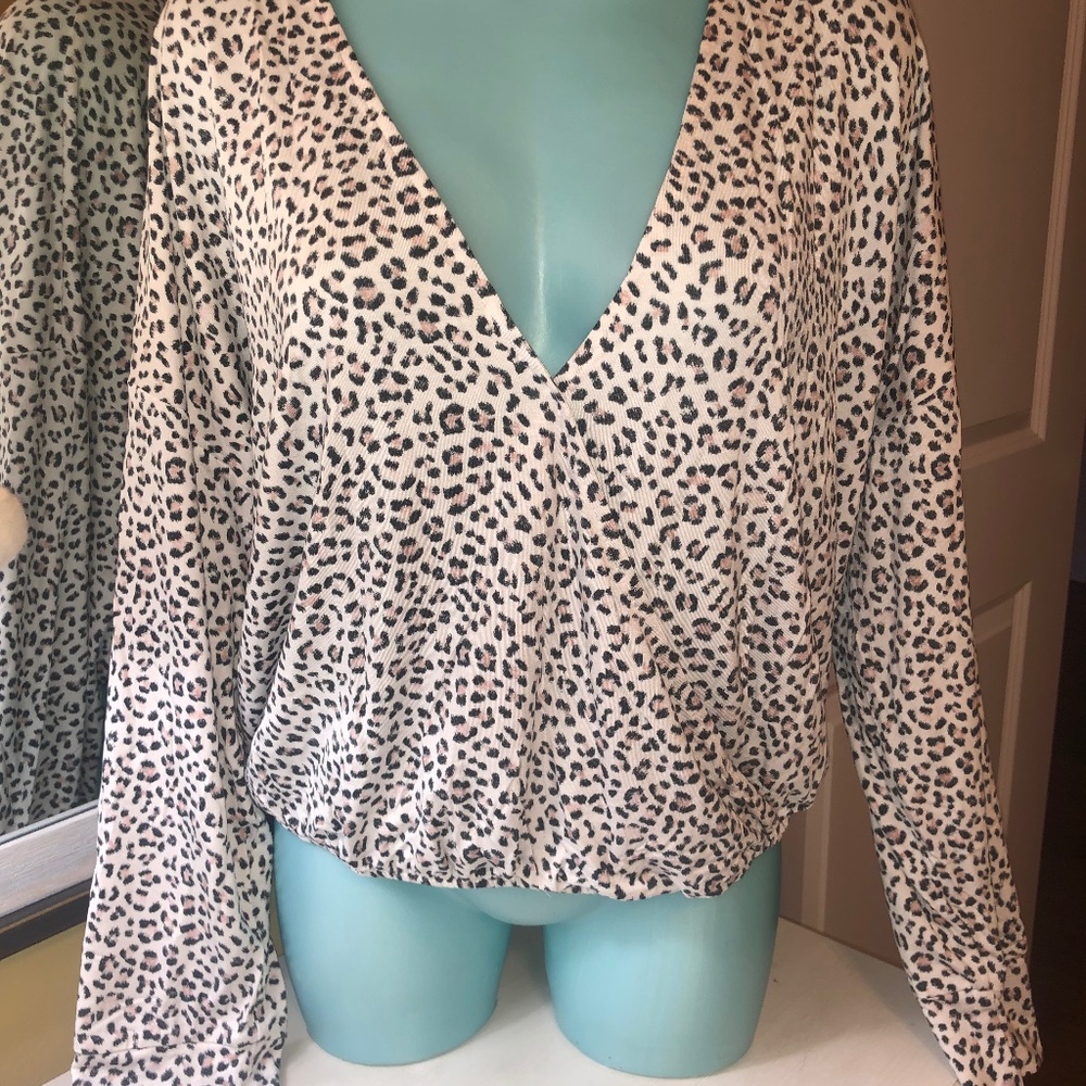 Victoria’s Secret Animal Print Modal Lounge/Sleep Shirt  XL NWT Soft stretchy